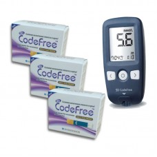 Глюкометр SD CodeFree (СД КодФри) + тест полоски SD CodeFree №50 - 3 уп. (150 шт.) Глюкометр SD CodeFree (СД КодФри) + тест полоски SD CodeFree №50 - 3 уп. (150 шт.)