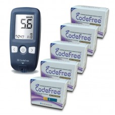 Глюкометр SD CodeFree (СД КодФри) + тест полоски SD CodeFree №50 - 5 уп. (250 шт.) Глюкометр SD CodeFree (СД КодФри) + тест полоски SD CodeFree №50 - 5 уп. (250 шт.)