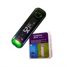 Глюкометр Contour Plus One і тест смужки Contour Plus №50