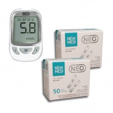Глюкометр Neo NewMed + тест полоски Neo №50 - 2 уп. (100 шт.)
