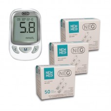 Глюкометр NEO от NEWMED + тест полоски Neo №50 - 3 уп. (150 шт.)