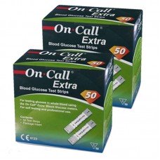 Тест-смужки On-Call Extra (Он Колл Екстра) - 2 уп. (100 шт.)