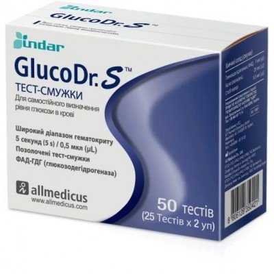 Тест-смужки GlucoDr S