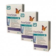 Тест смужки FreeStyle Optium Neo H (Фрістайл Оптіум H) №100 - 3 уп.  (300 шт.)