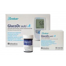 Глюкометр GlucoDr A (AGM 4000) і тест-смужки GlucoDr A №50