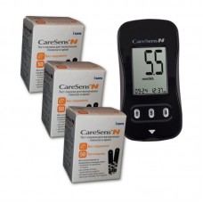 Глюкометр CareSens N (Каре Сенс Н) + тест-смужки CareSens N 150 шт.