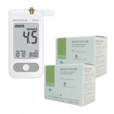 Глюкометр Bionime Rightest GM550 и 100 шт тест полоски Bionime GS550