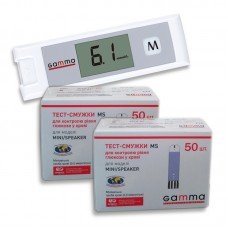 Глюкометр Gamma Mini (Гамма Міні) + 100 шт тест-смужки GAMMA MS