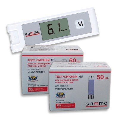 Глюкометр Gamma Mini 
