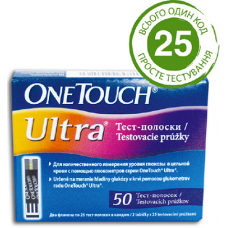Тест-полоски OneTouch Ultra (Ван Тач Ультра) №50 
