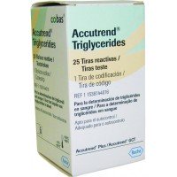 Тест-смужки Accutrend Тригліцериди, 25 шт.