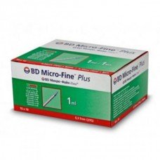 Шприц инсулиновый Микро Файн плюс 1 мл U-40, 100 штук Шприц инсулиновый Микро Файн плюс 1 мл U-40, 100 штук