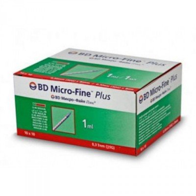 Шприц инсулиновый Микро Файн плюс 1 мл U-40