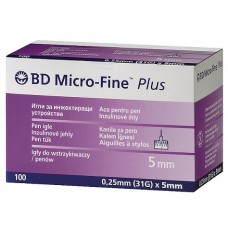 Голки BD Micro-Fine Plus 5 мм №100