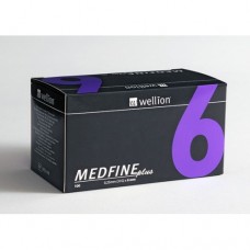 Иглы Wellion MEDFINE plus (Веллион Медфайн плюс) 6 мм №100