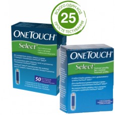 Тест-полоски One Touch Select (Ван Тач Селект) №50 - 2 уп.