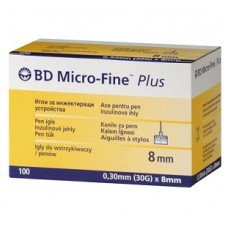 Иглы BD Micro-Fine Plus 8 mm*0,25 мм (31G) №100 Иглы BD Micro-Fine Plus 8 mm*0,25 мм (31G) №100